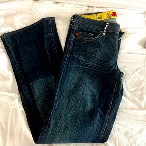 VINTAGE 🔥 LEVEL 99 RHINESTONE JEANS-sz26